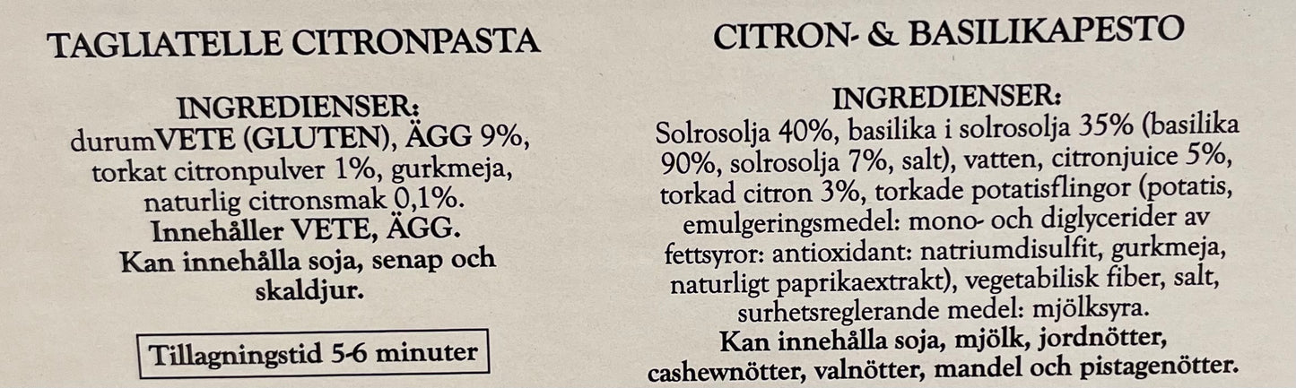 Presentask Citronpasta