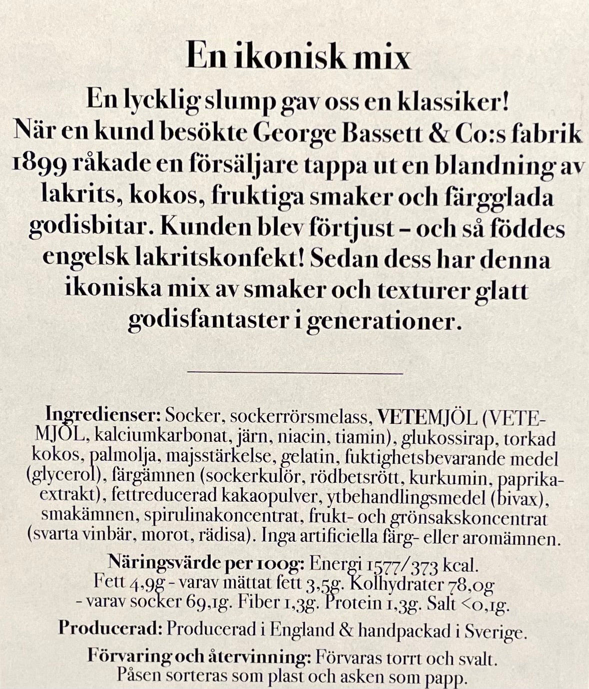 Engelsk konfekt