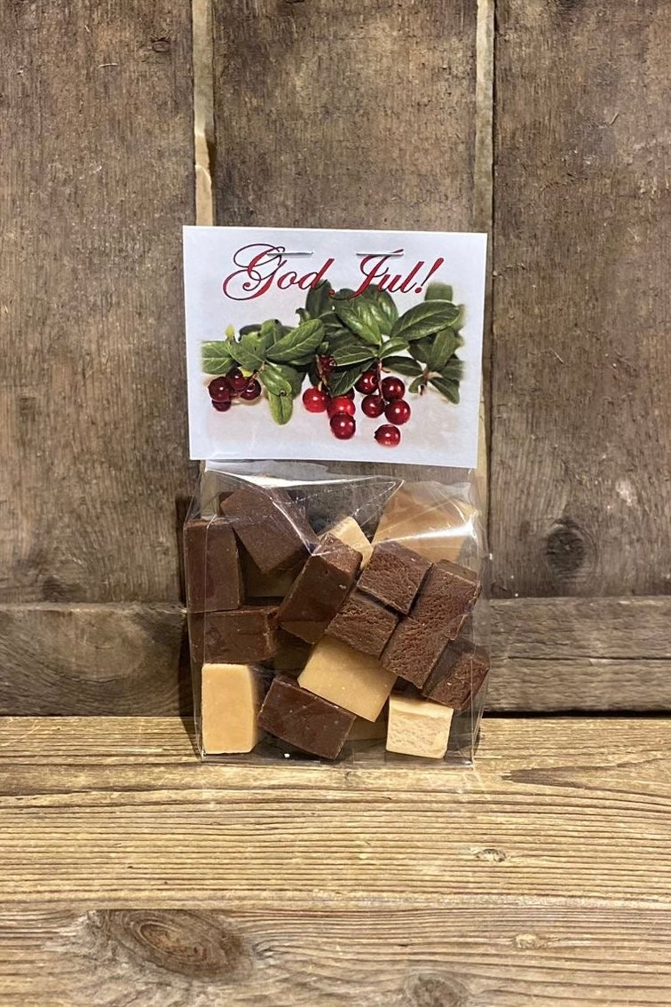 Choklad & Vaniljfudge God Jul