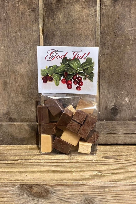 Choklad & Vaniljfudge God Jul